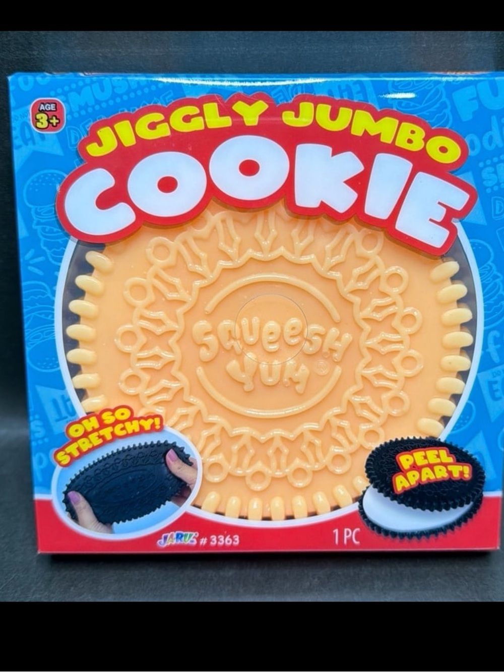 Jiggly Jumbo Cookie Toy Stretchy Fidget NEW Jumbo Pull a Part Squishy